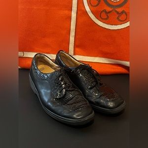 Solidus Naturkomfort Women Shoes Black Leather. US Sz 5.5